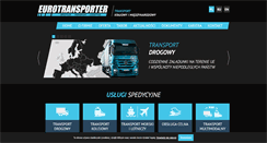 Desktop Screenshot of eurotransporter.pl