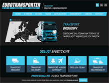 Tablet Screenshot of eurotransporter.pl